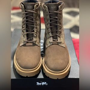 Coach Citysole Boots Khaki Faded Birch Men’s 10D